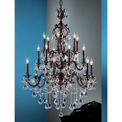 Chateau Imperial Aged Bronze Eighteen-Light Chandelier - Image 1