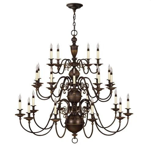 Bronze Twenty-Five Light Chandelier - Image 1
