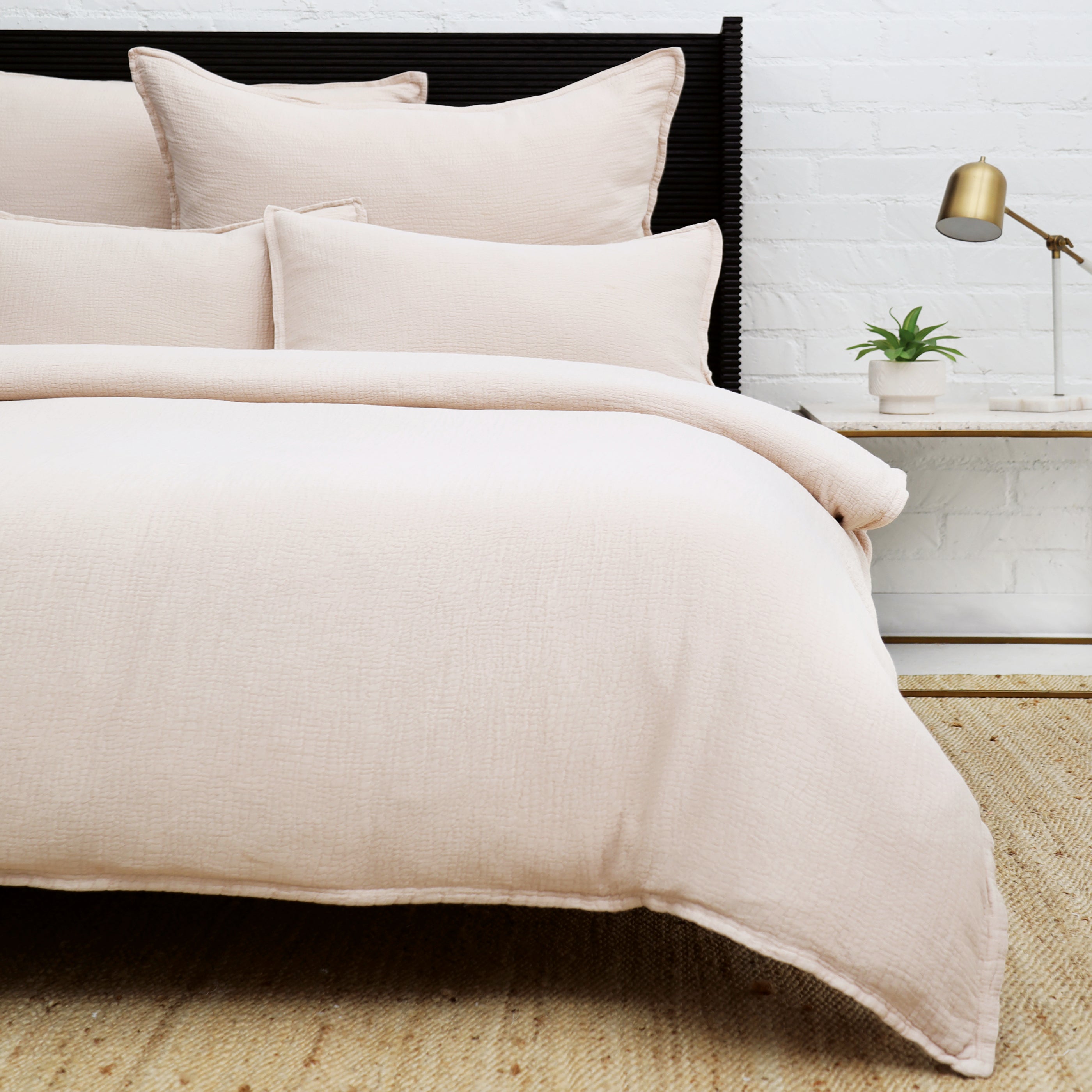 Pom Pom at Home Waverly Blush Cotton Duvet Set ~ Available in Twin, Queen and King Sizes - Image 1