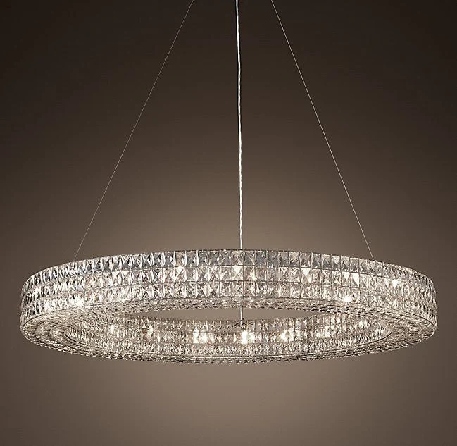 Modern style creative 20 lights round crystal chandeliers - Image 1