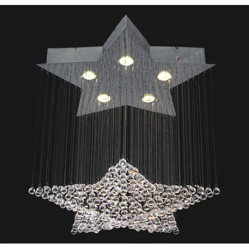 Corpi Celeste Chrome Five-Light Star Pendant - Image 1