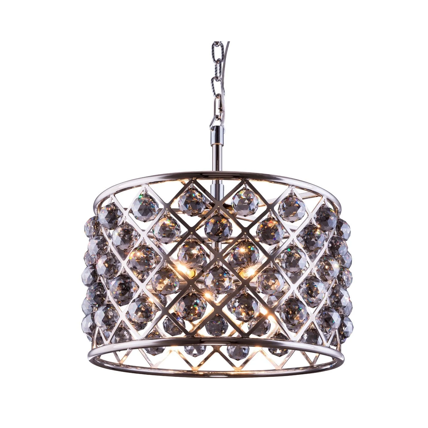 Madison Polished Nickel Six-Light Pendant with Royal Cut Silver Shade Crystals - Image 1