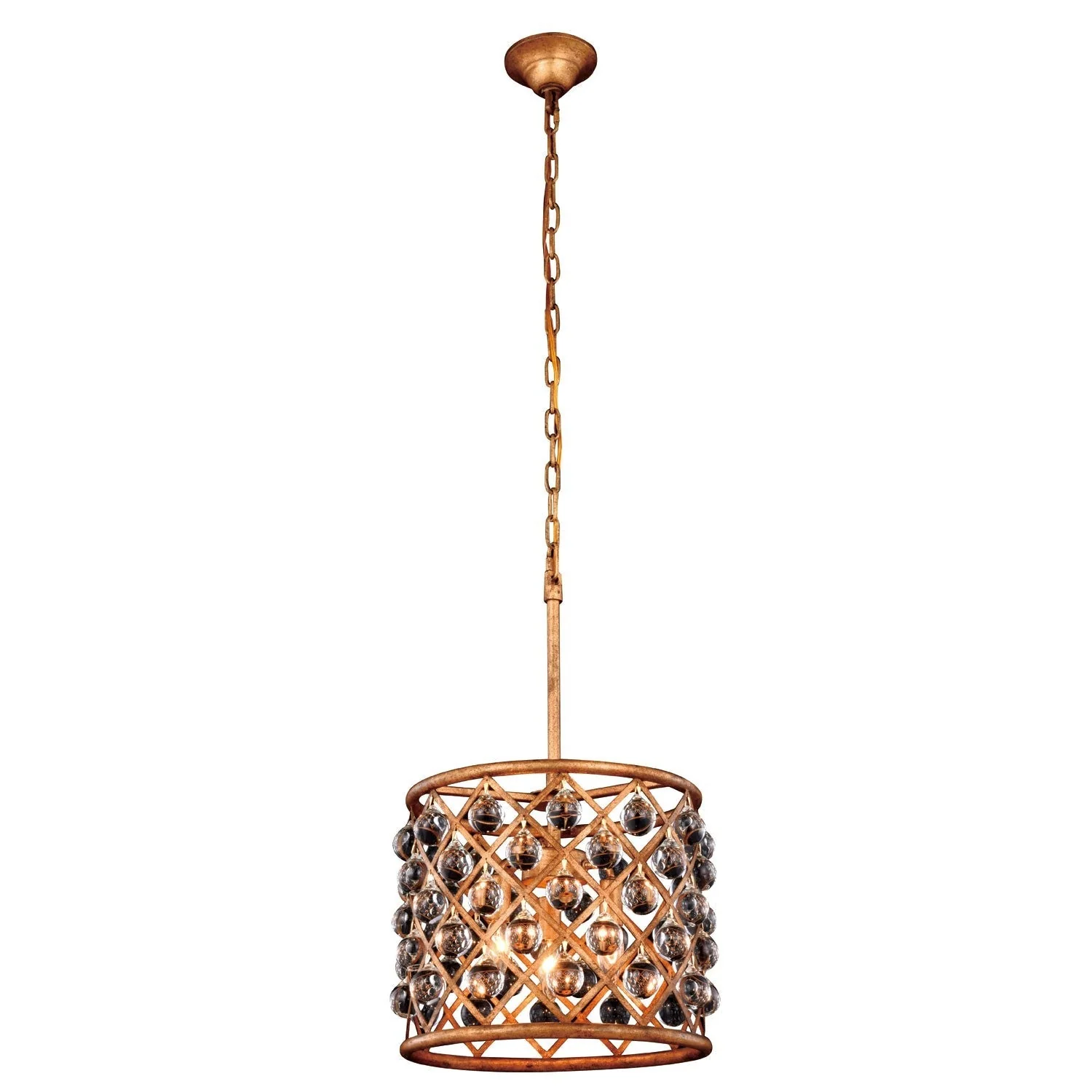 Madison Golden Iron 14-Inch Three-Light Pendant - Image 1