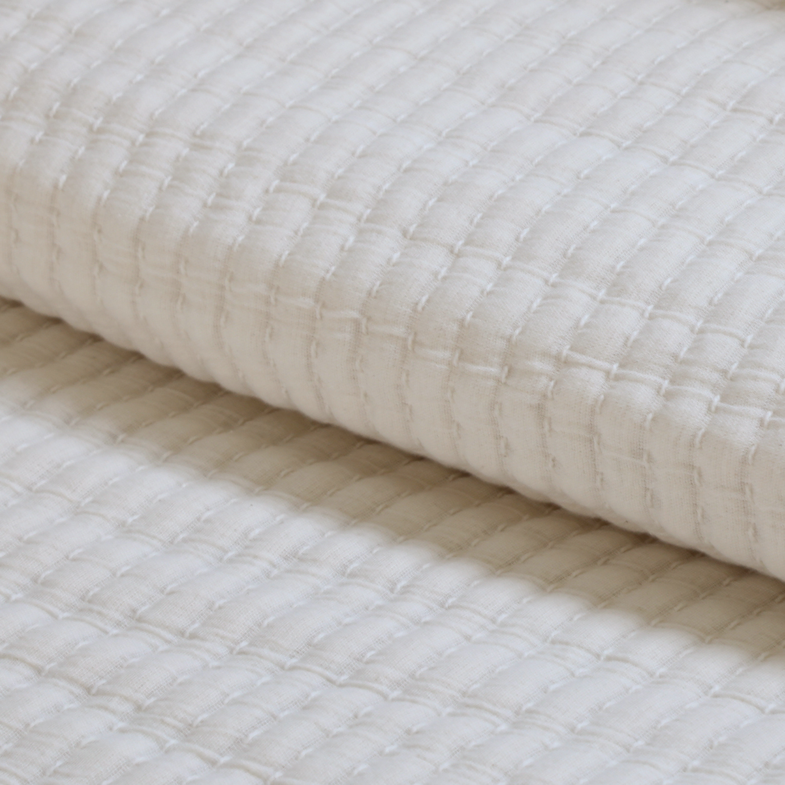 Pom Pom at Home Vancouver Cream Coverlet and Pillow Shams ~ Available in Twin, Queen and King Sizes - Image 3