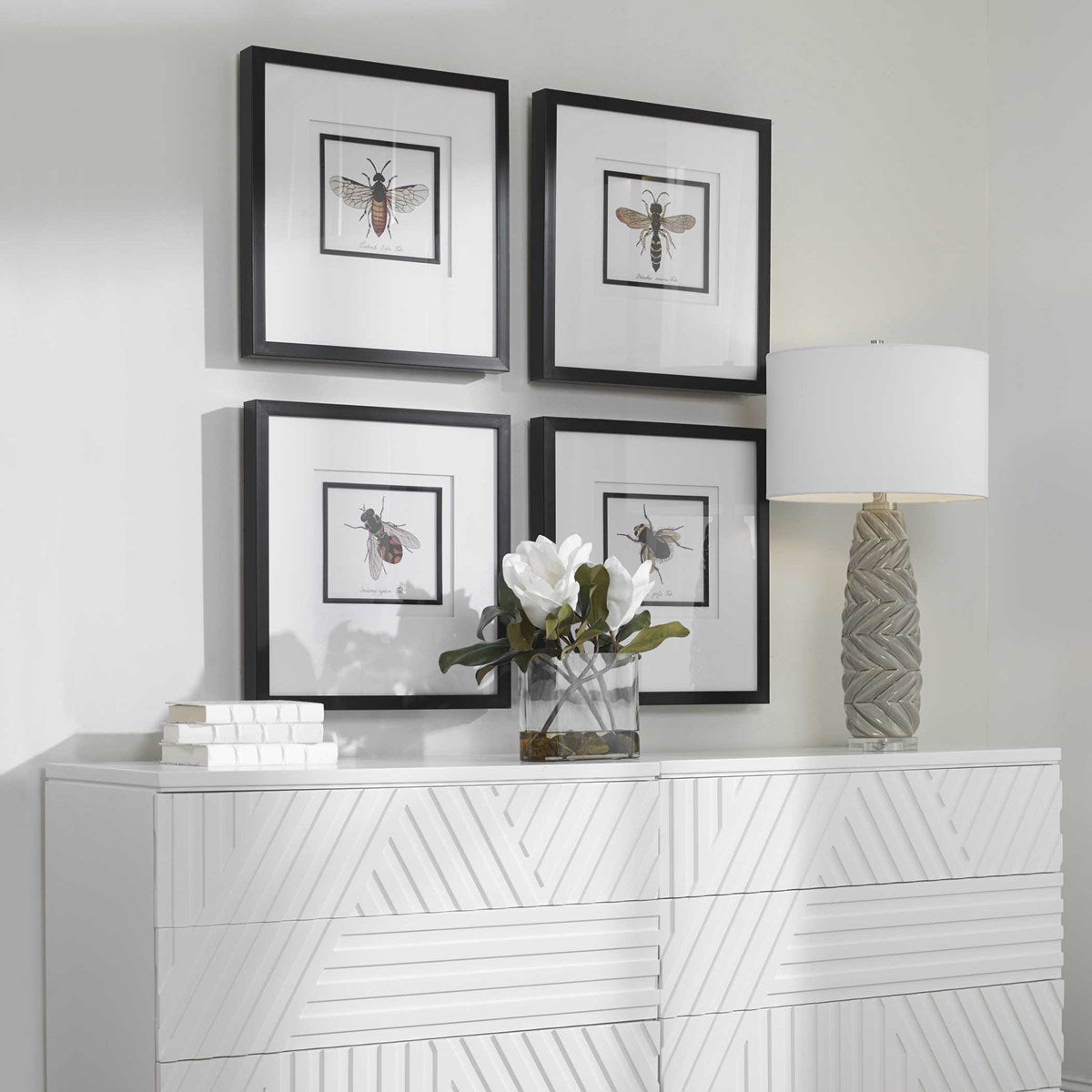 Uttermost Anthophila Bee Set of 4 Framed Prints - Image 3