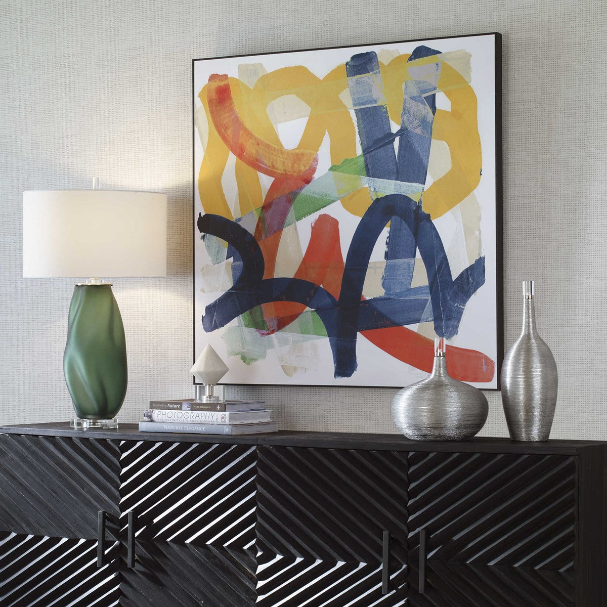 Uttermost Midtown Modern Graffiti Framed Print - Image 2