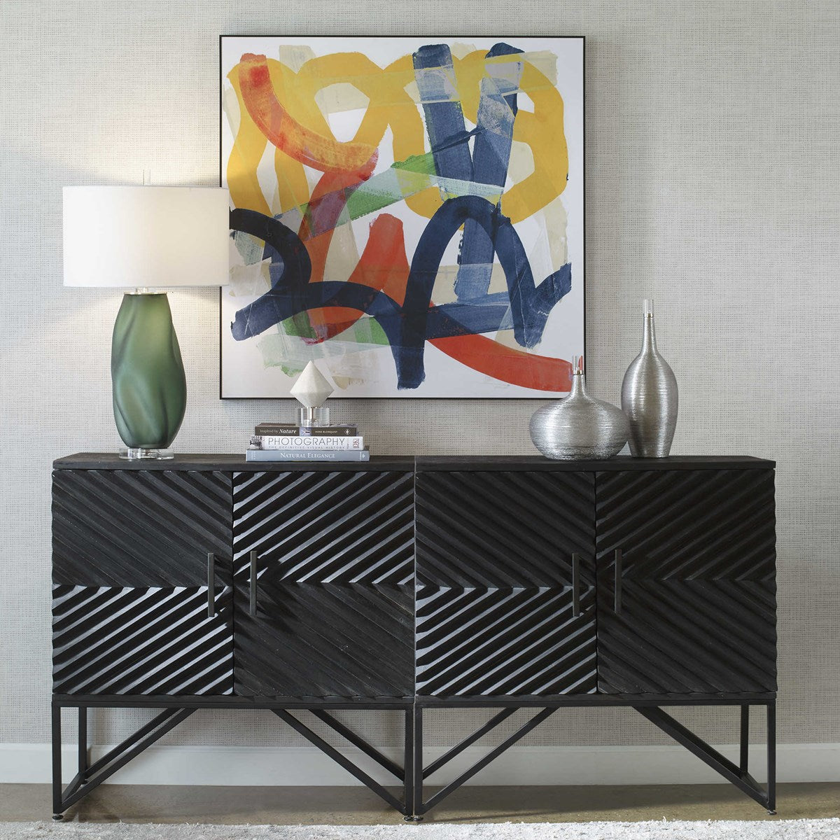 Uttermost Midtown Modern Graffiti Framed Print - Image 1