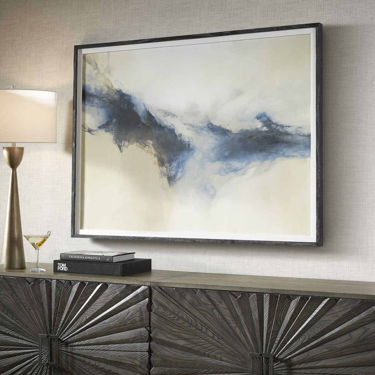 Uttermost Terra Nova Modern Abstract Framed Print - Image 1