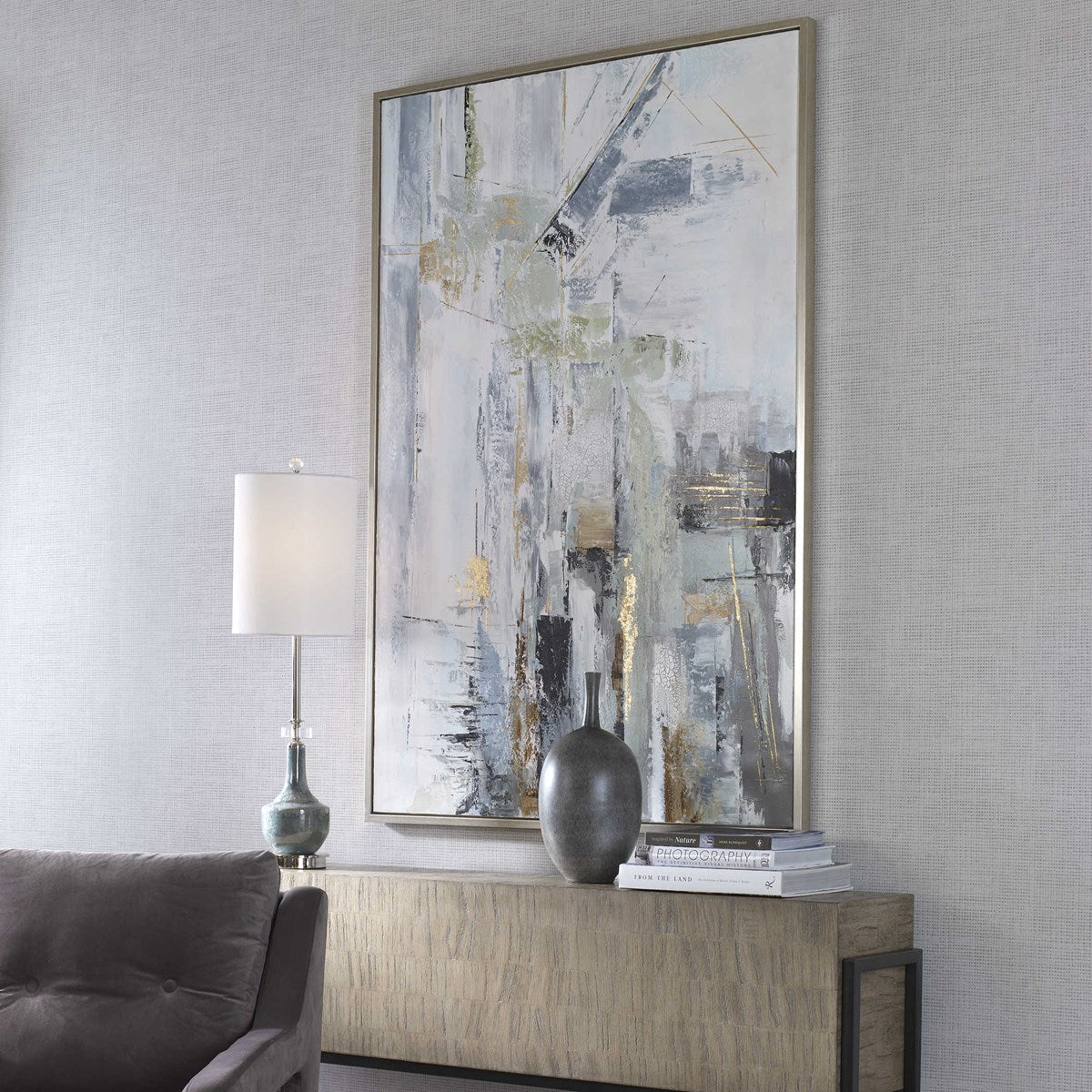 Uttermost Natural Springs Hand Painted Canvas - Image 2