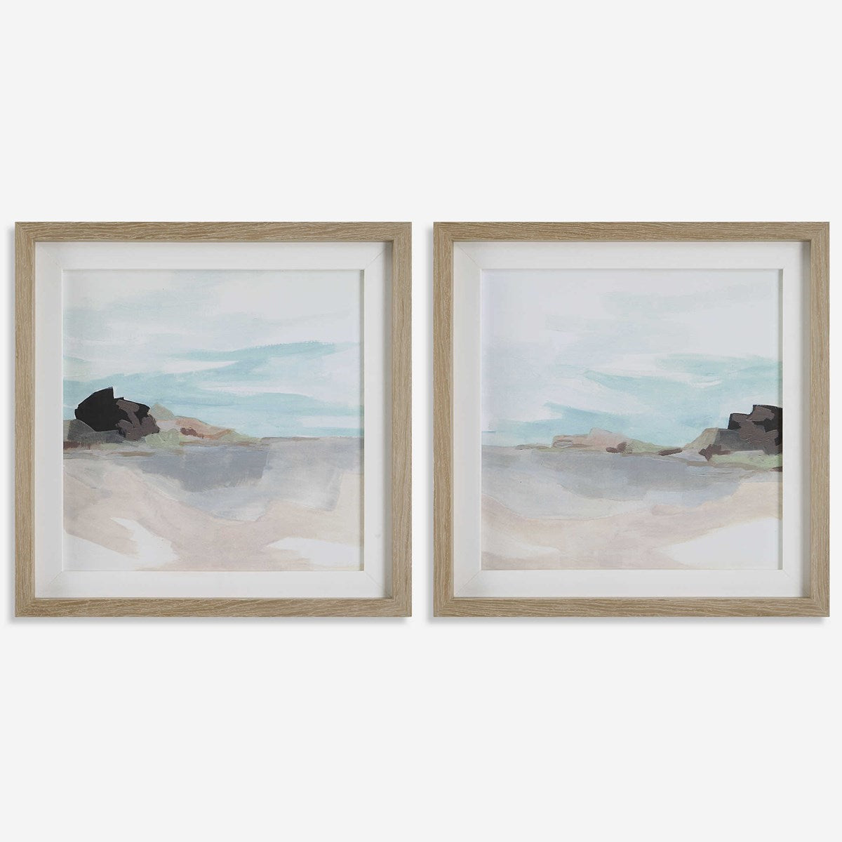 Uttermost Glacial Coast Set of 2 Framed Prints - Image 2