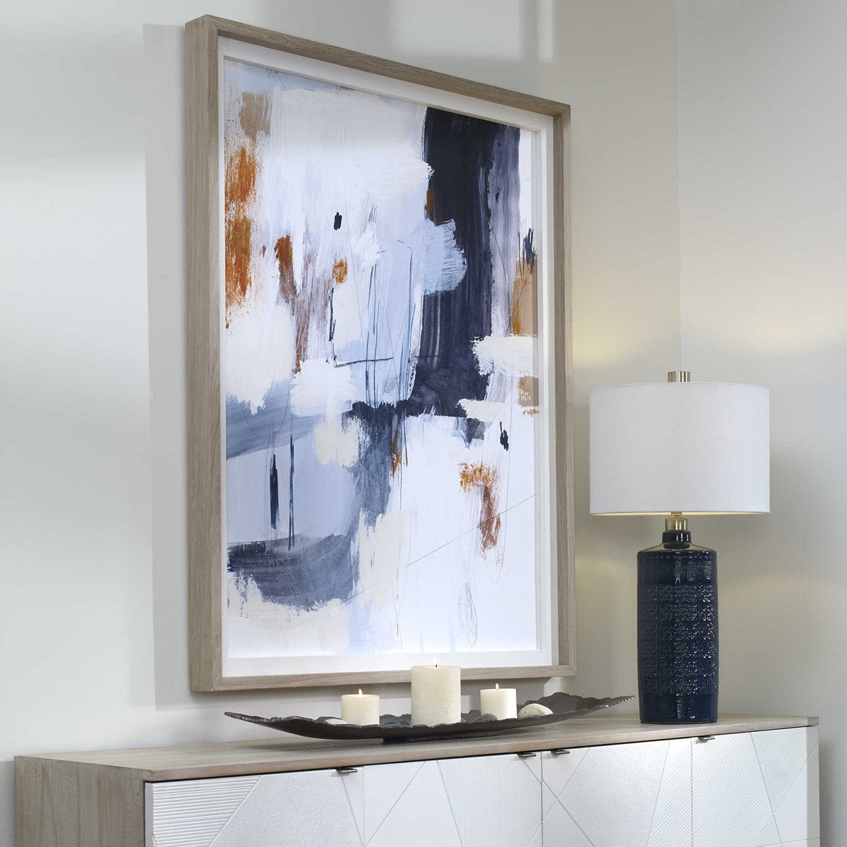 Uttermost Variant Modern Abstract Framed Print - Image 3