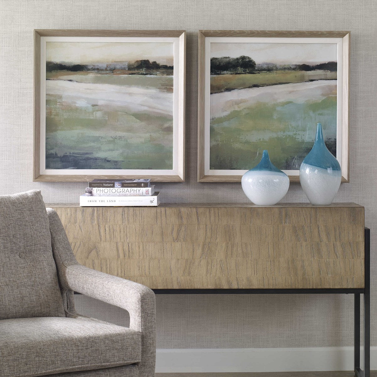 Uttermost Vivid Vista Landscape Set of 2 Framed Prints - Image 1