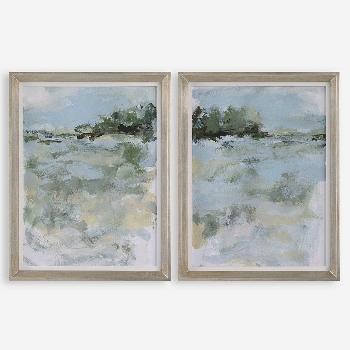 Uttermost Far Away View Set of 2 Framed Prints - Image 2