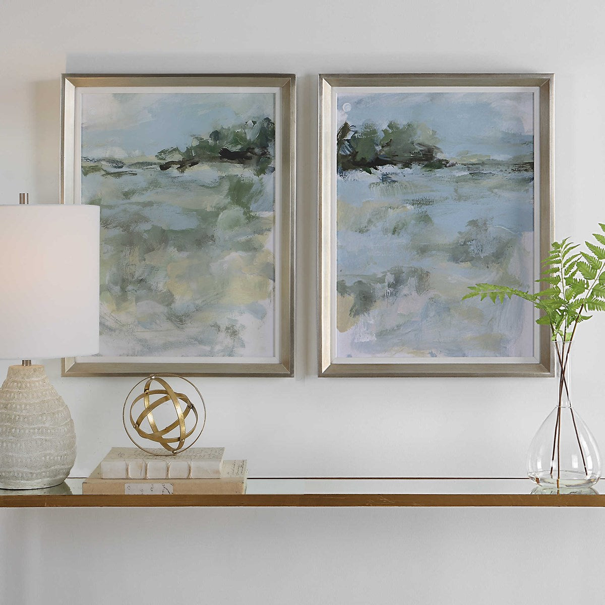 Uttermost Far Away View Set of 2 Framed Prints - Image 3