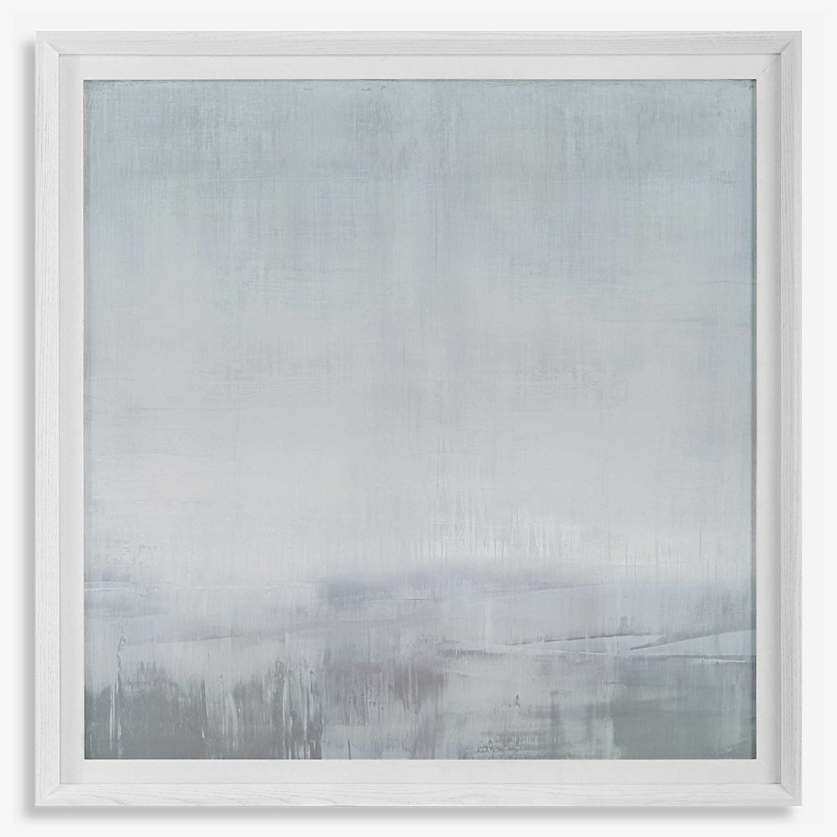 Uttermost Fate Neutral Light Gray and White Framed Print - Image 3