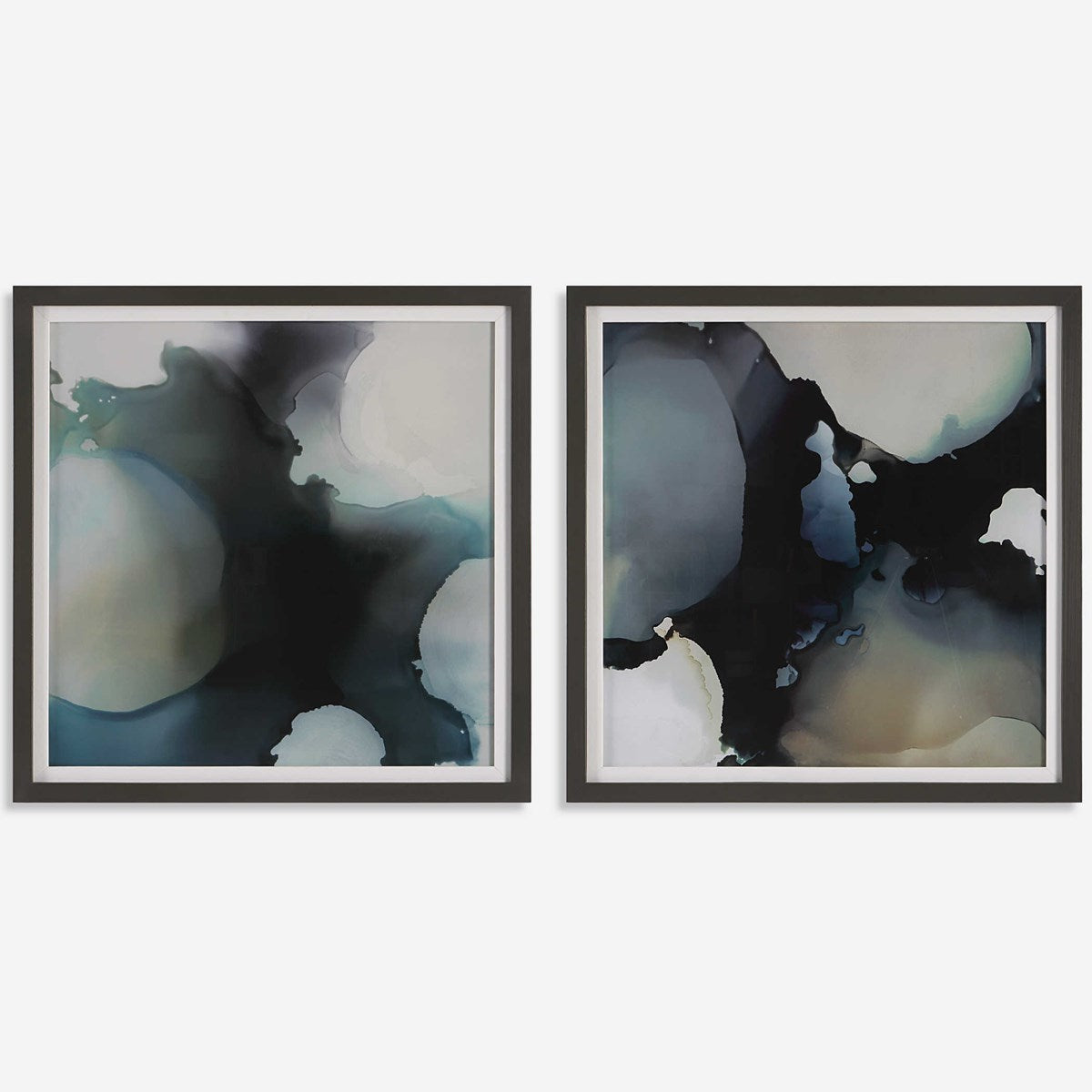 Uttermost Telescopic Set of 2 Modern Framed Prints - Image 2