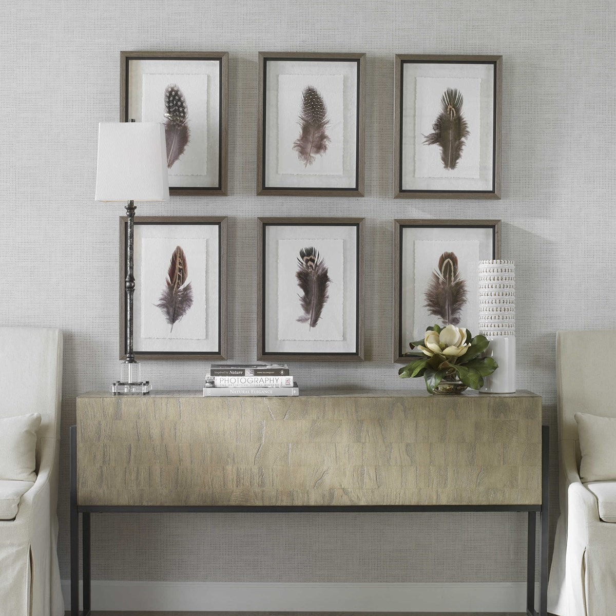 Uttermost Birds Of A Feather Set of 6 Framed Prints