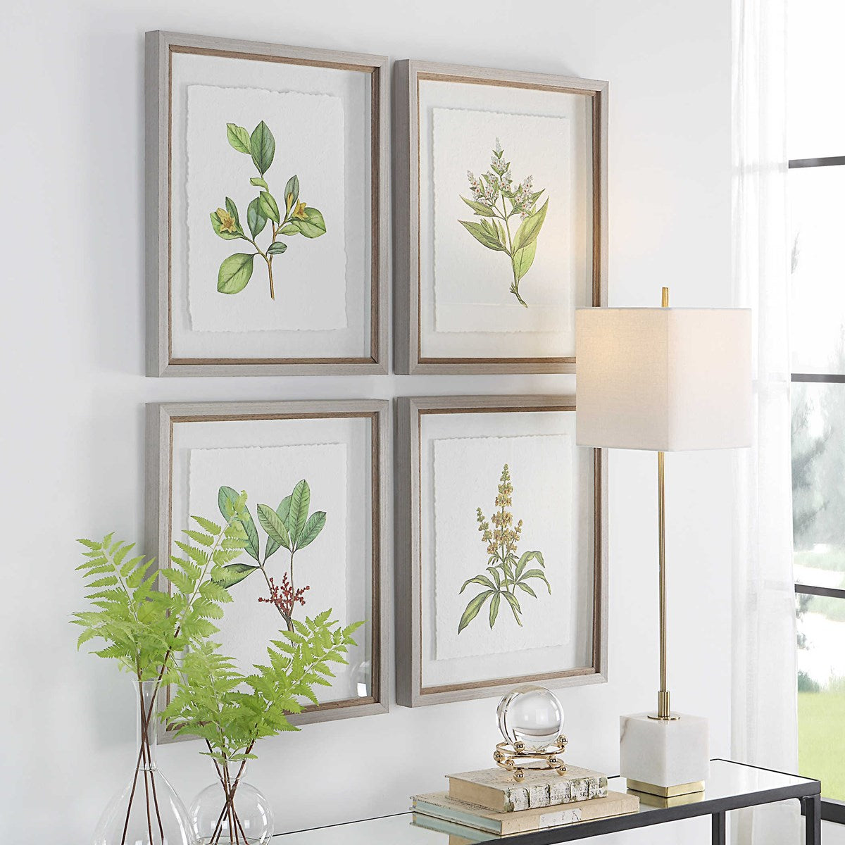 Uttermost Wildflower Study Set of 4 Framed Prints - Image 3