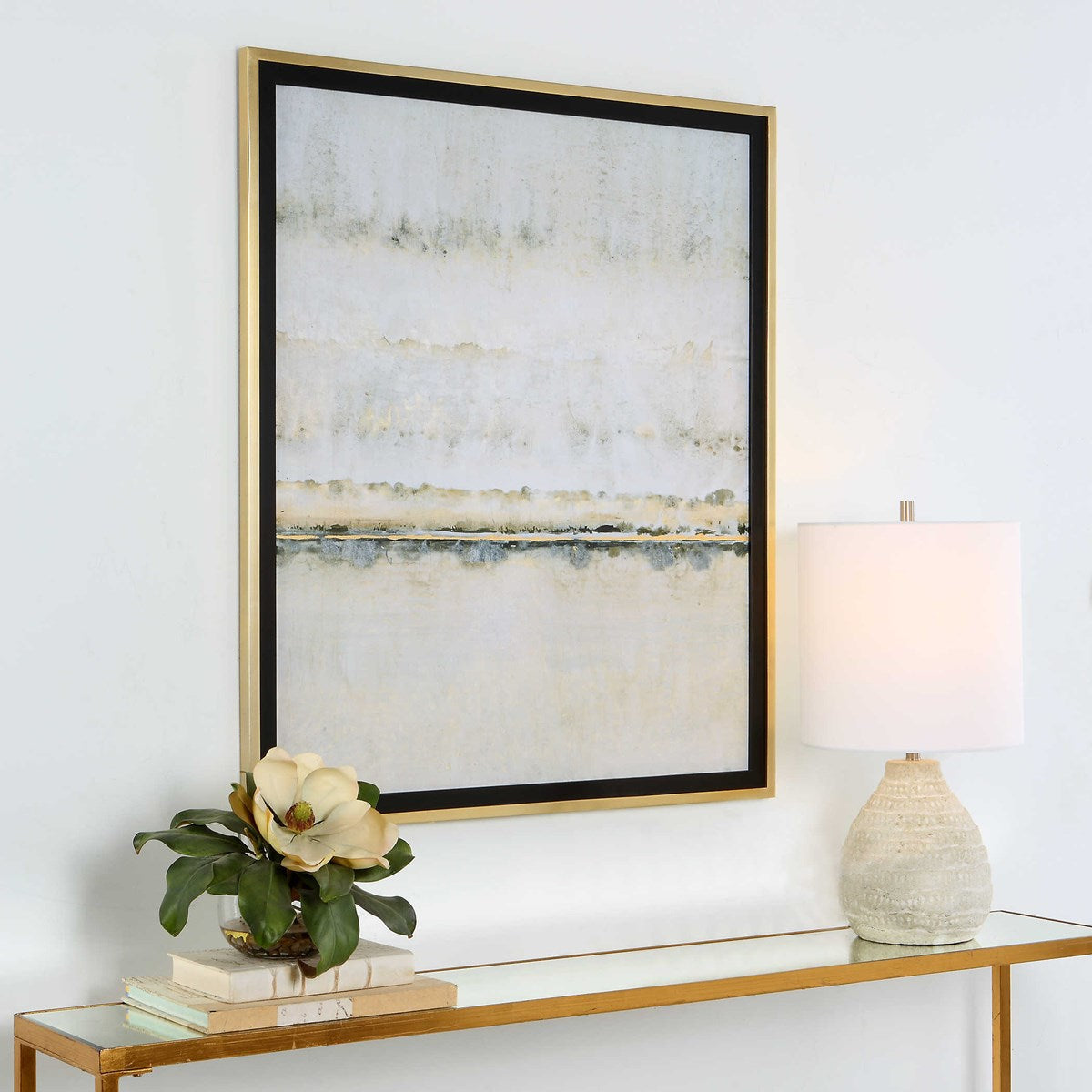 Uttermost Gilded Horizon Abstract Landscape Framed Print - Image 3