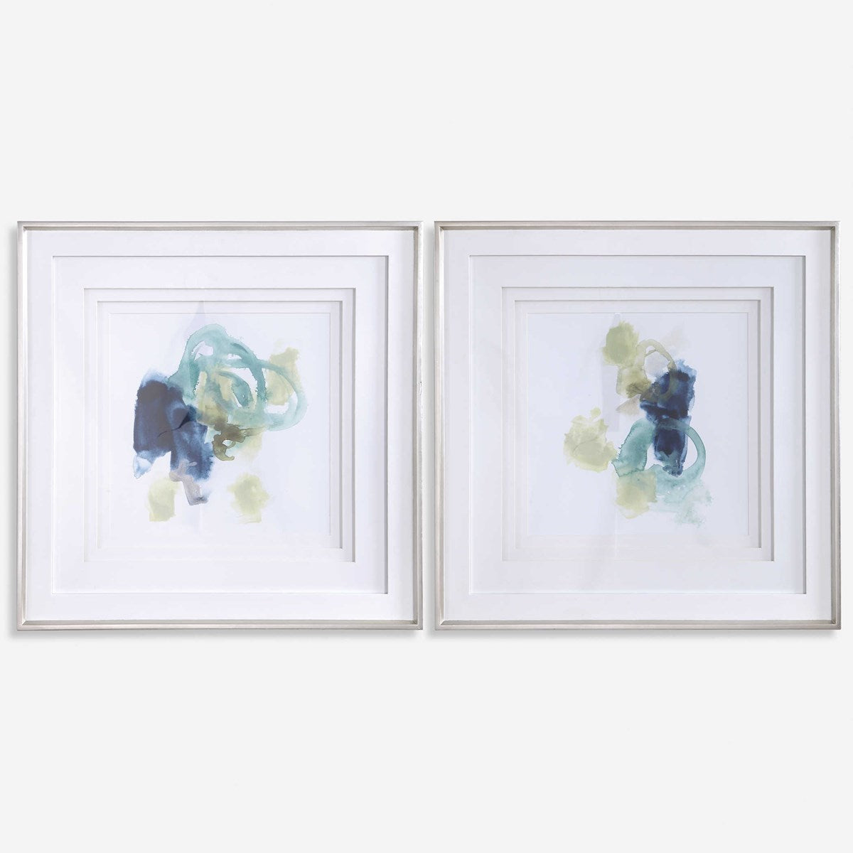 Uttermost Integral Motion Abstract Set of 2 Framed Prints - Image 2