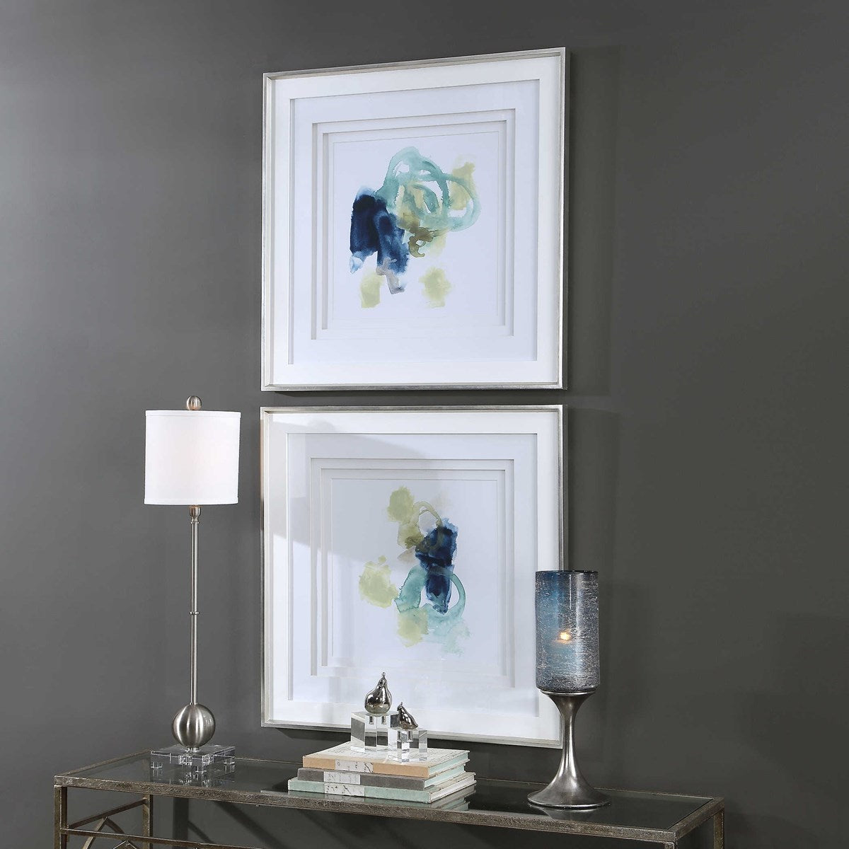 Uttermost Integral Motion Abstract Set of 2 Framed Prints - Image 3
