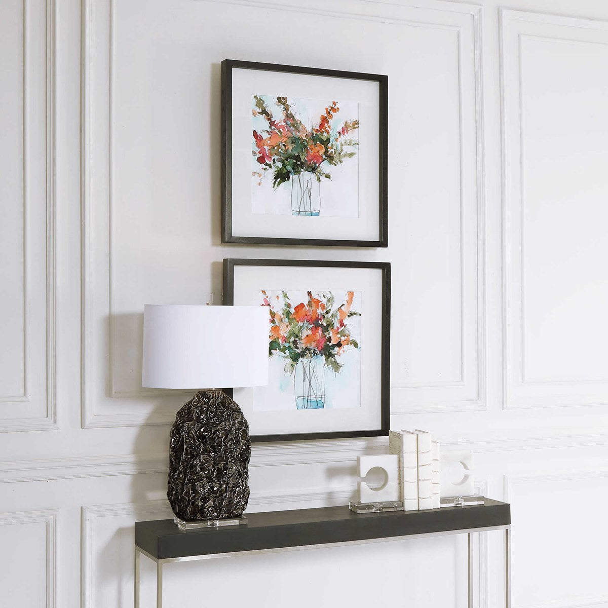 Uttermost Fresh Flowers Set of 2 Framed Prints - Image 3