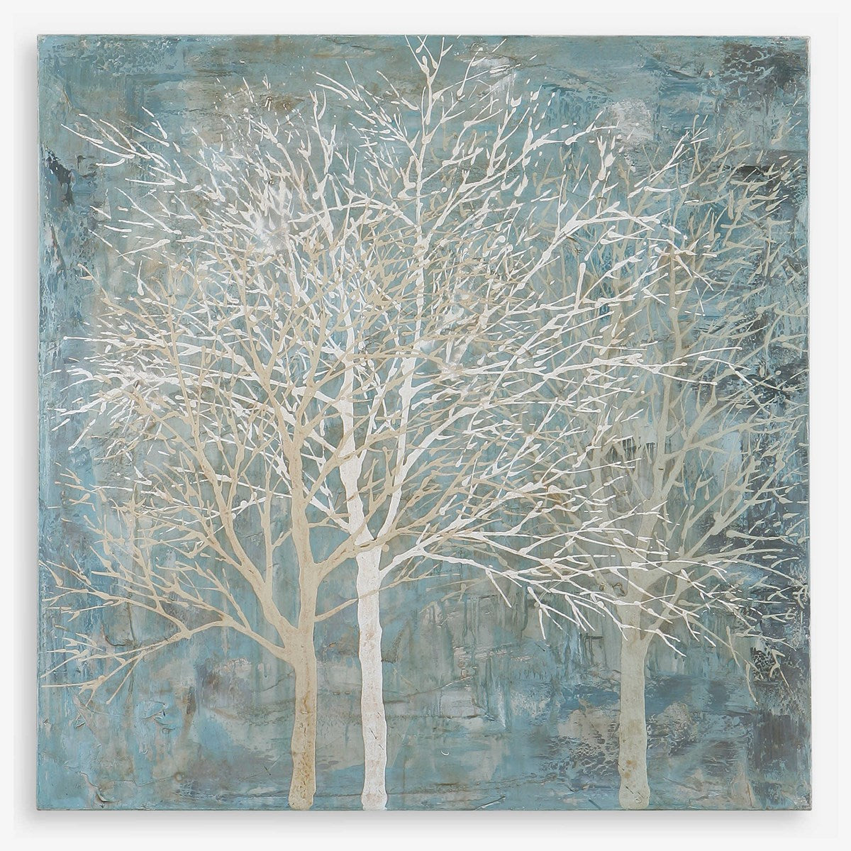Uttermost Muted Silhouette Landscape Hand Painted Canvas - Image 1