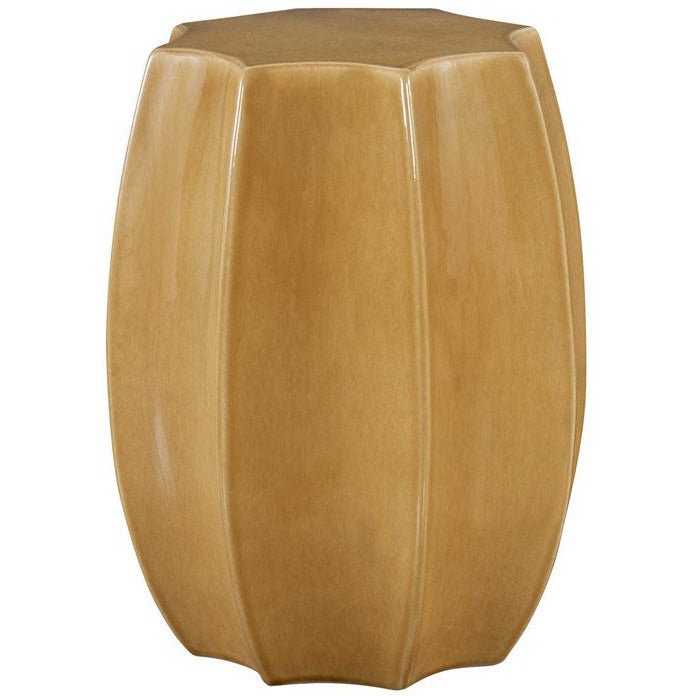 Uttermost Sunrise Warm Amber Ceramic Garden Stool - Image 3