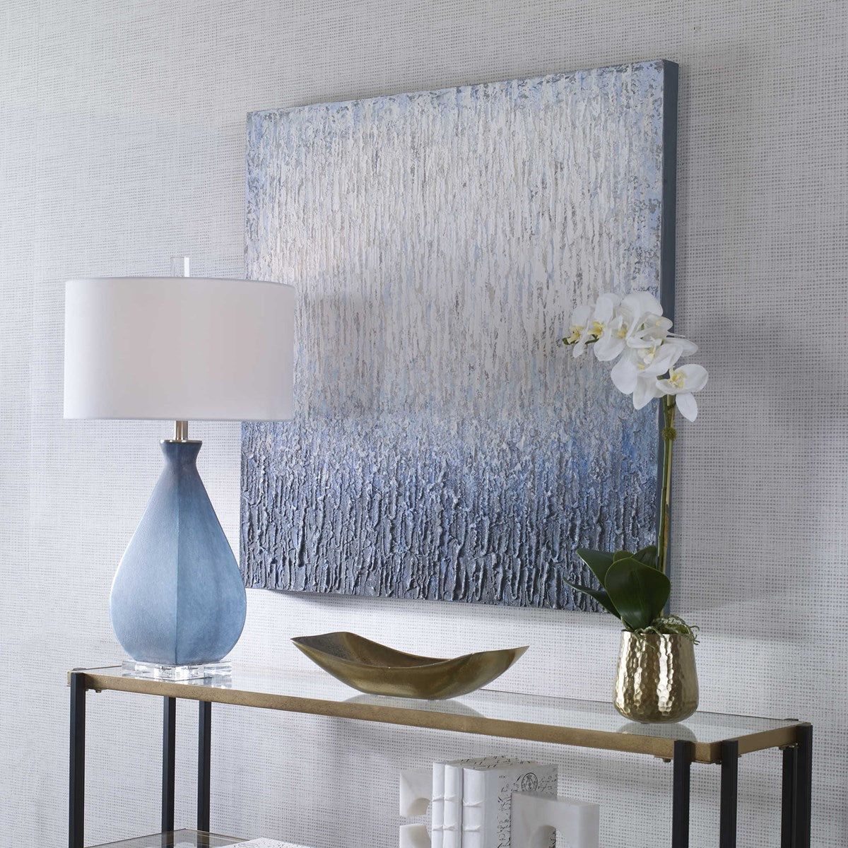 Uttermost Outside The Window Hand Painted Canvas - Image 3