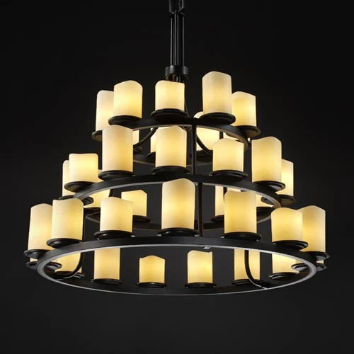 Dakota Thirty-Six-Light Three-Tier Ring Chandelier - Image 1