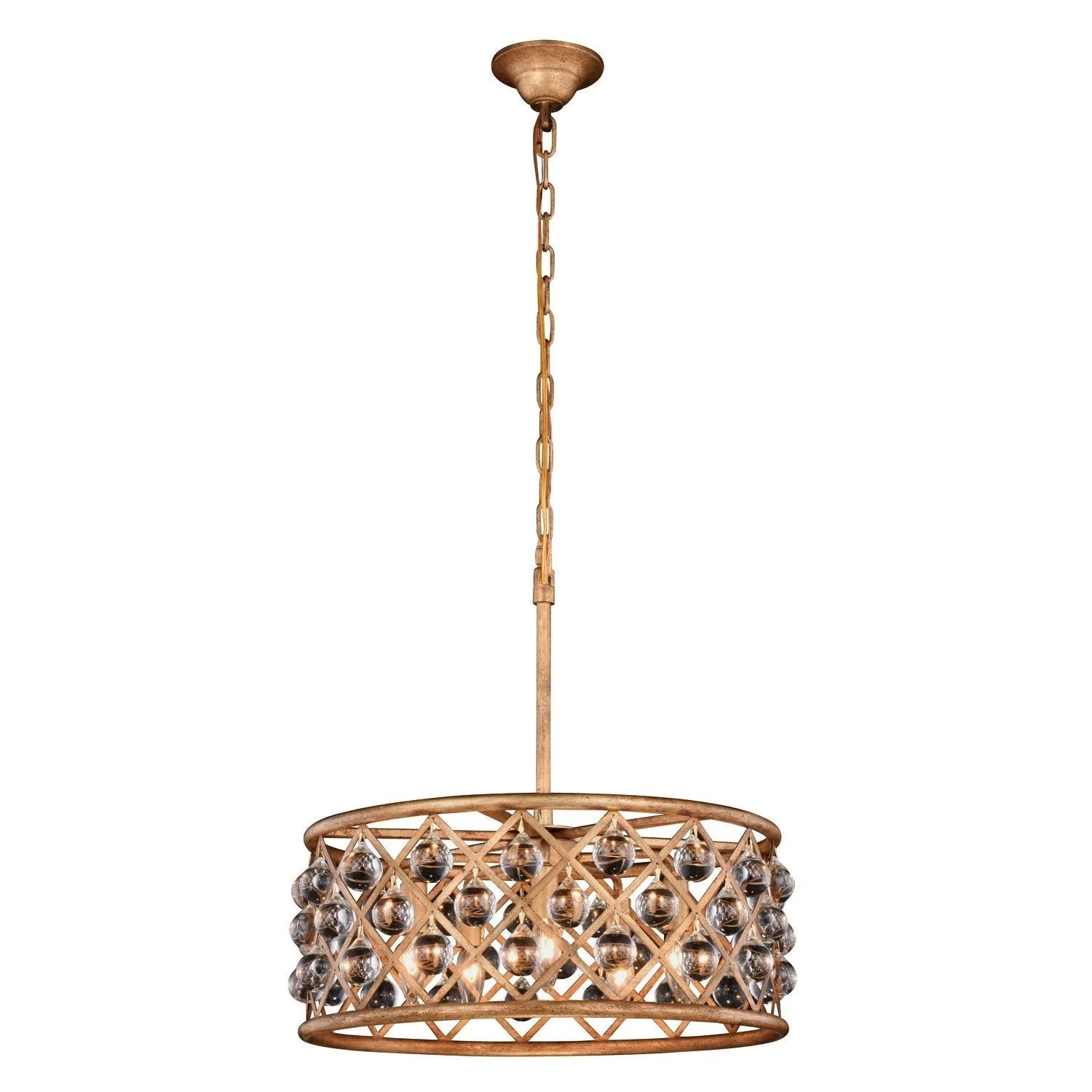 Madison Golden Iron 20-Inch Five-Light Pendant - Image 1