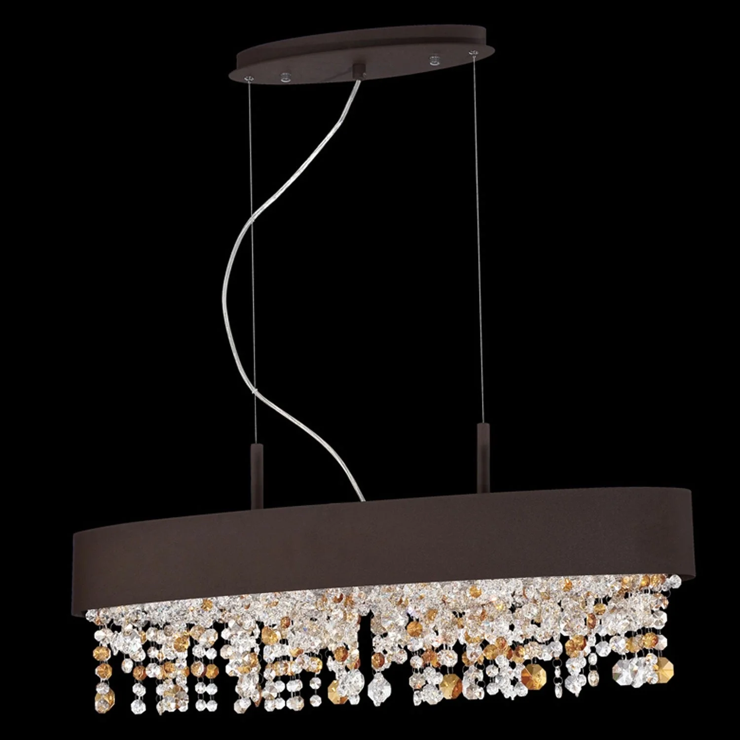 Romanelli Dark Coffee 8-Inch Six-Light Pendant - Image 1