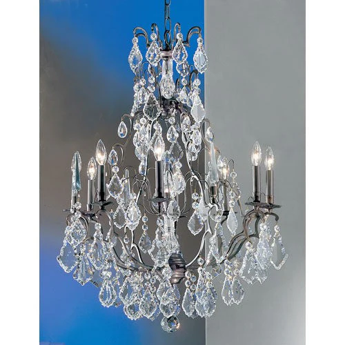 Versailles Antique Bronze Nine-Light Chandelier - Image 1