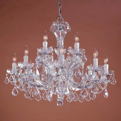Two-Tier Crystal Chandelier - Image 1