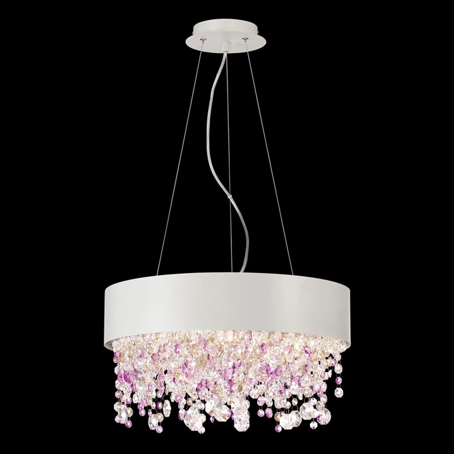 Romanelli White 17-Inch Four-Light Pendant - Image 1