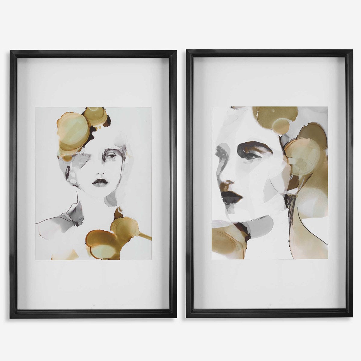 Uttermost Organic Portrait Set of 2 Framed Prints - Image 2