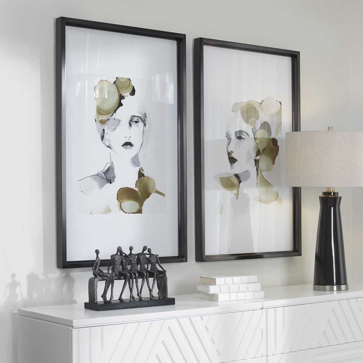 Uttermost Organic Portrait Set of 2 Framed Prints - Image 3