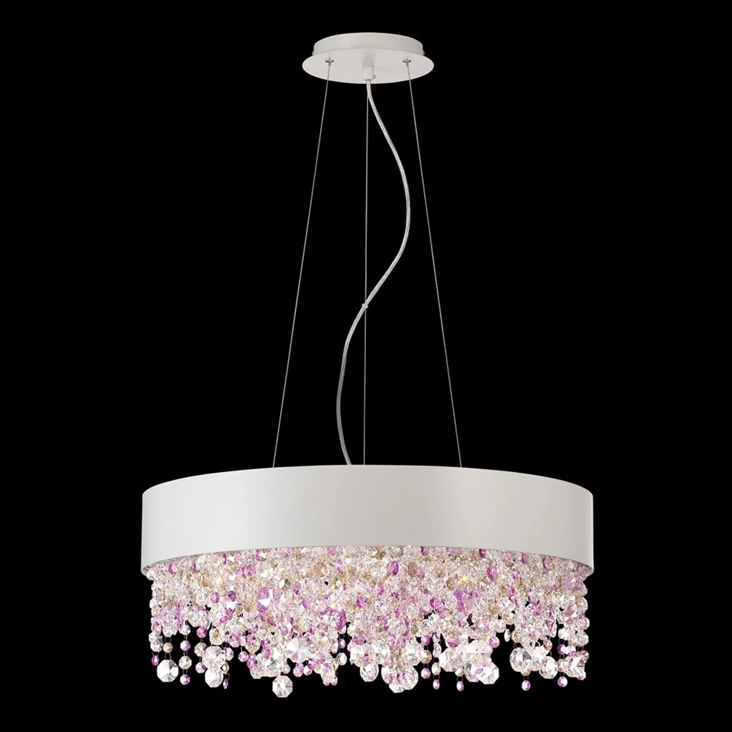 Romanelli White 23-Inch Six-Light Pendant - Image 1