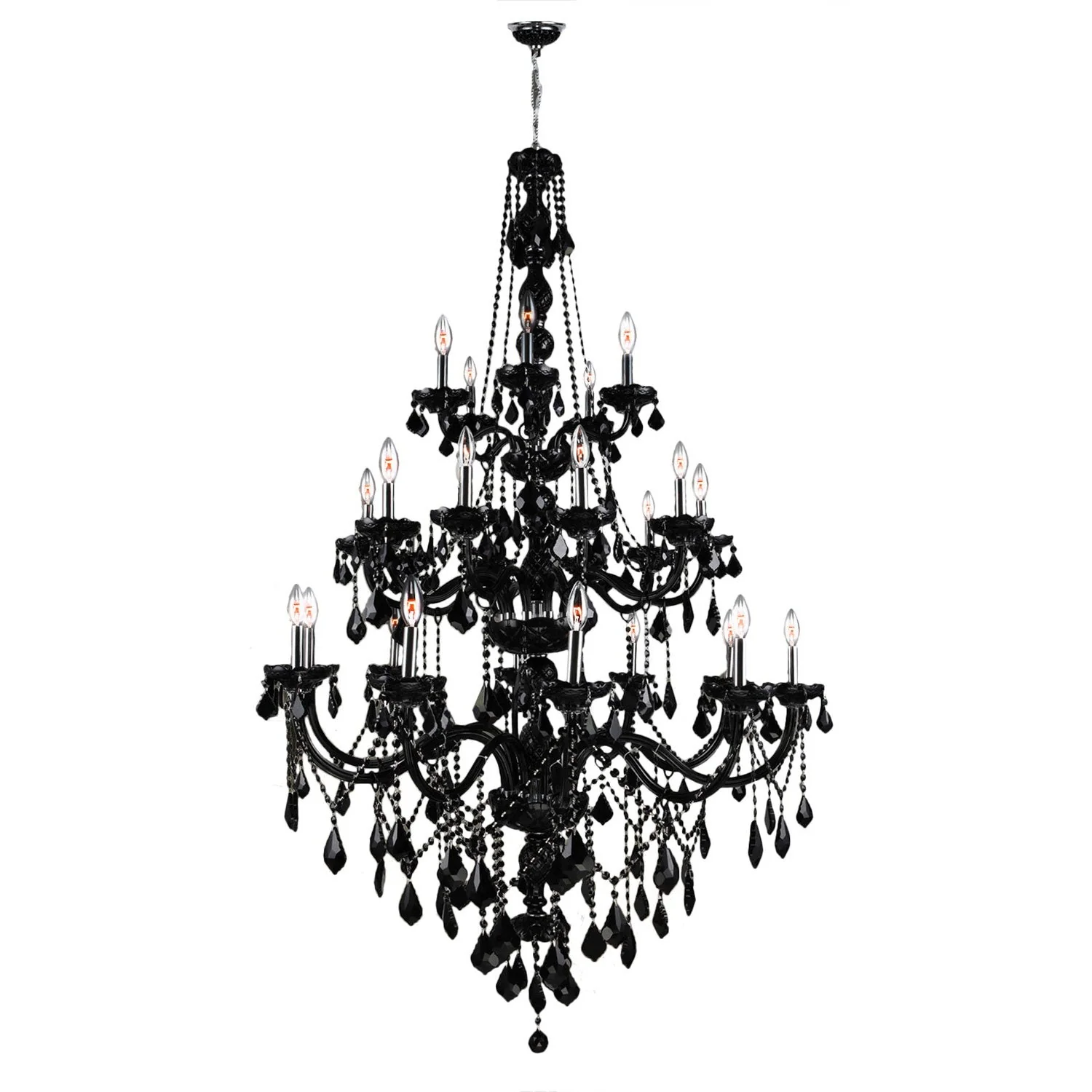 Corp Provence Polished Chrome Twenty-Five Light Chandelier - Image 1