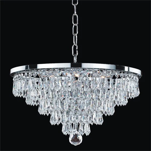 Chrome Empire Crystal Chandelier - Image 1