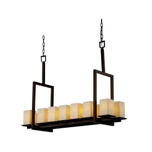 Limoges Montana 14-Light Dark Bronze Tall Bridge Chandelier - Image 1