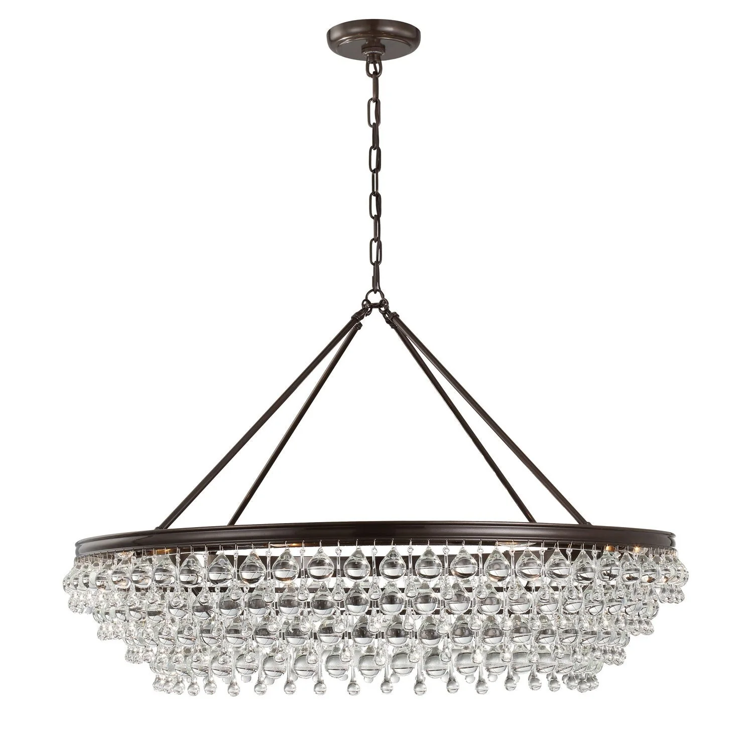 Group Calypso Vibrant Bronze 40-Inch Eight-Light Pendant - Image 1
