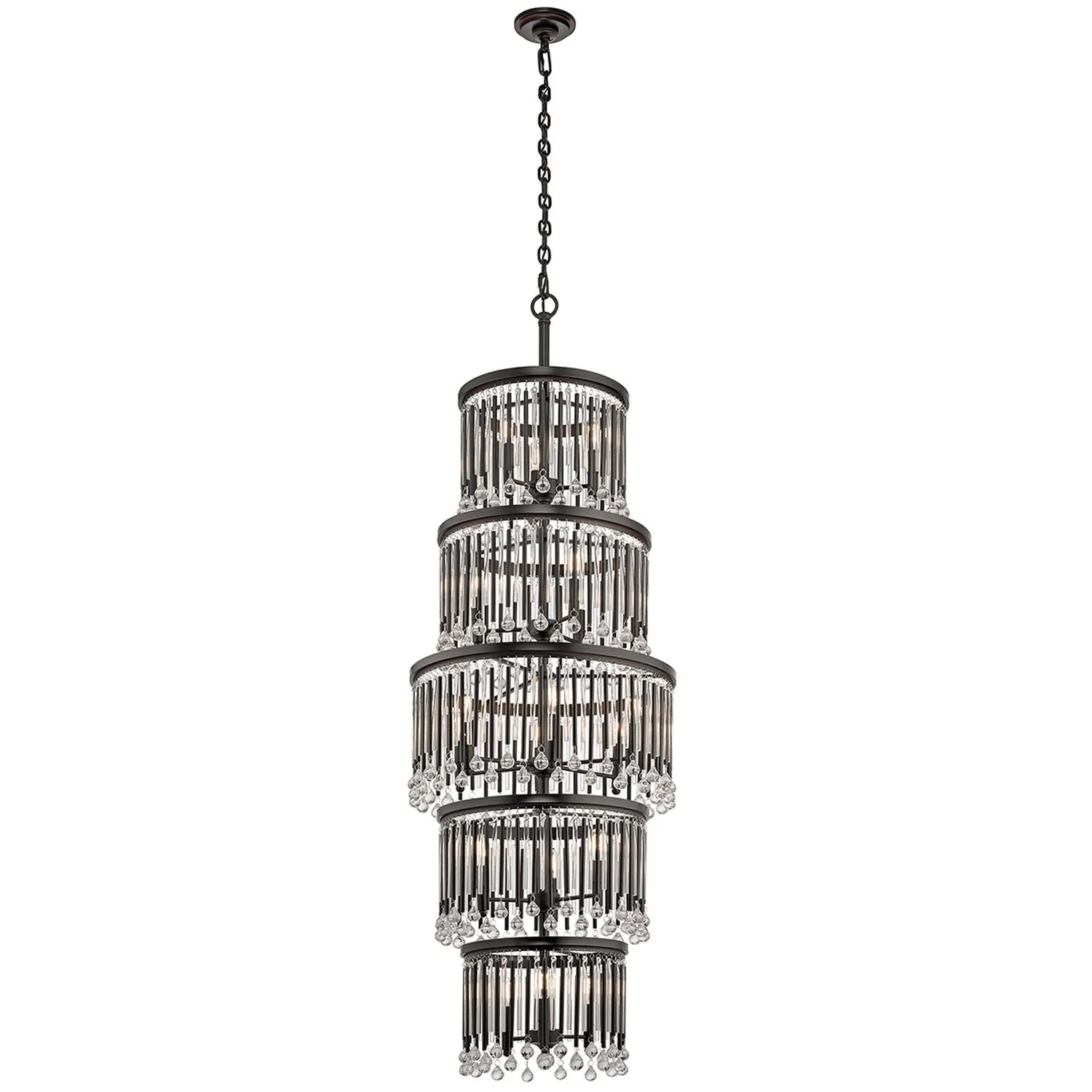 Piper Espresso 18-Light Pendant - Image 1