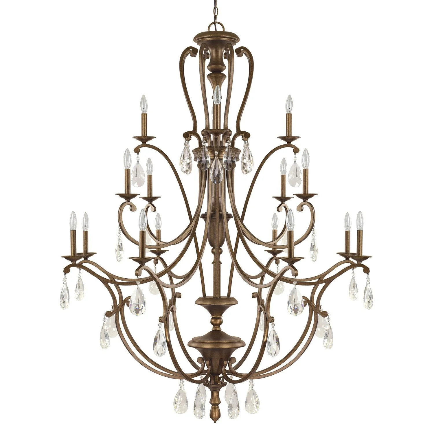 Fixture Company Claybourne Suede 16-Light Chandelier - Image 1