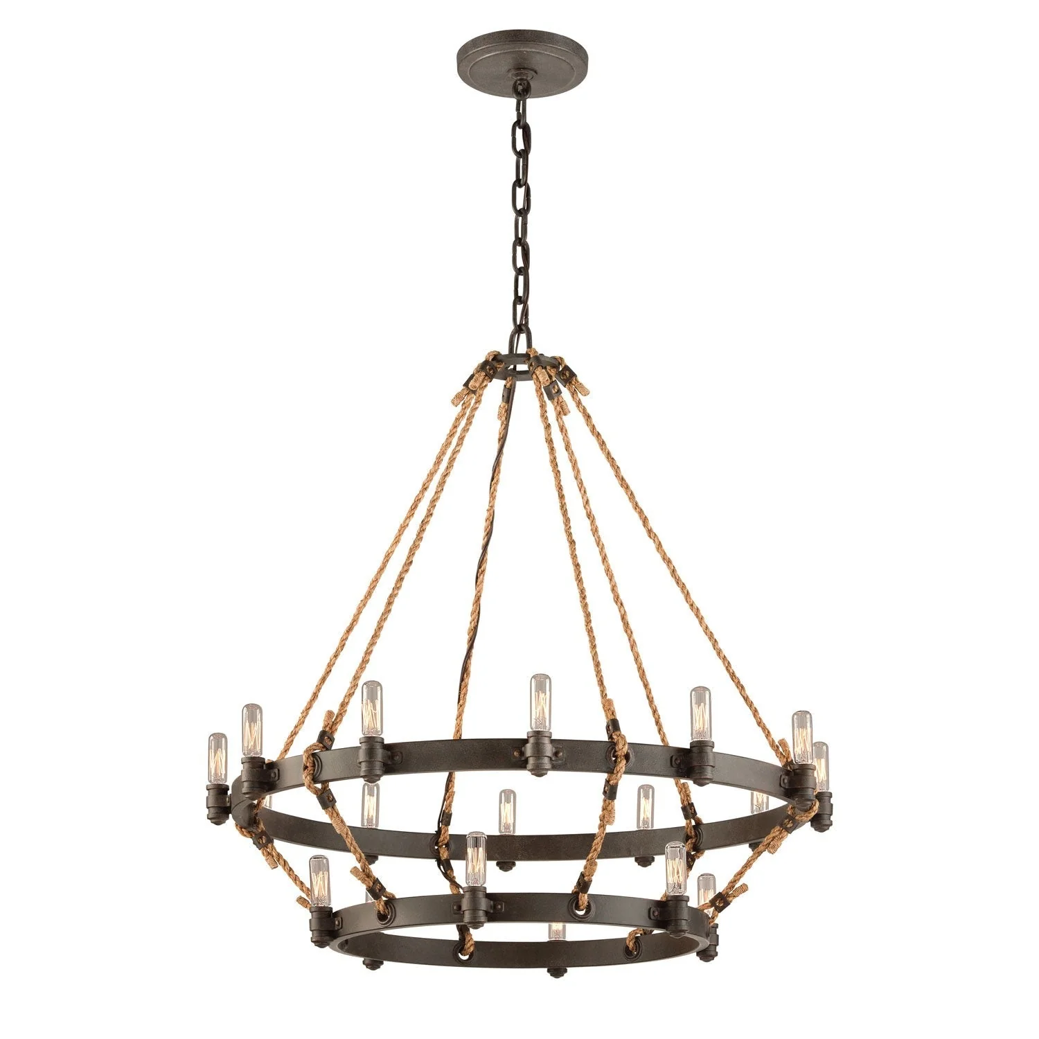 Pike Place 18-Light Two Tier Chandelier - Image 1
