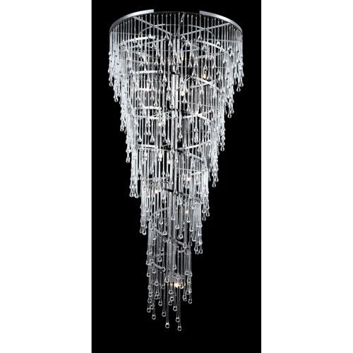 Hollywood Blvd. Polished Nickel 29-Light Chandelier - Image 1