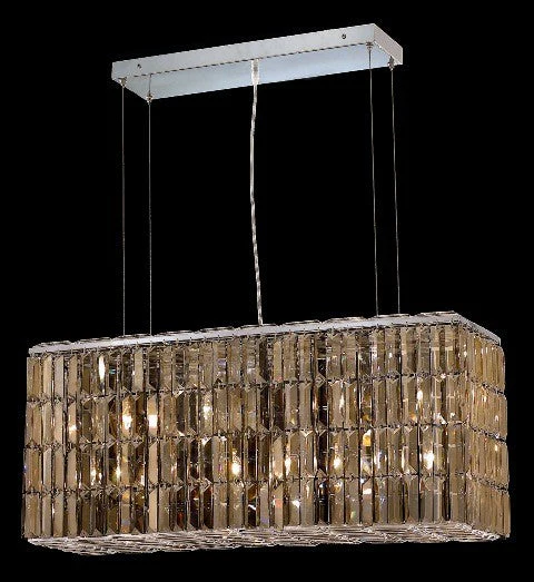 8 Light contemporary chandelier Chrome plated - Image 1