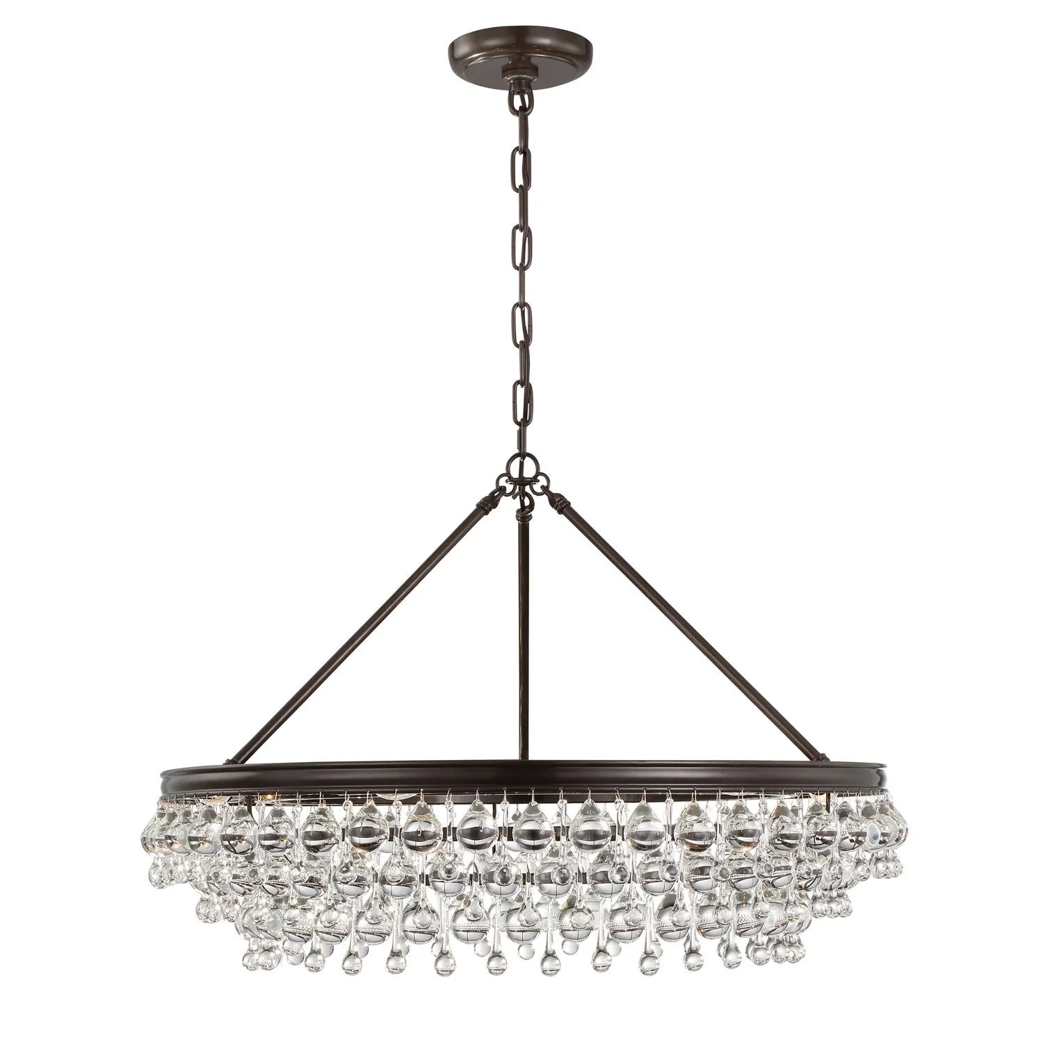 Group Calypso Vibrant Bronze Six-Light Pendant - Image 1