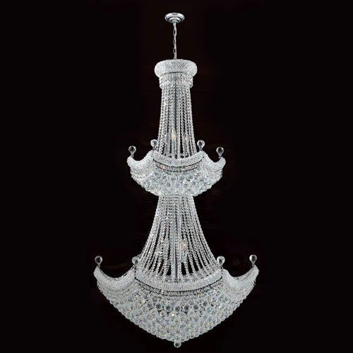 Chrome Finish with Clear-Crystals Chandelier - Image 1