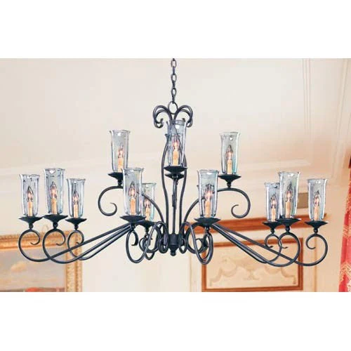 Wallis Oval Chandelier - Gilded Tobacco - Image 1